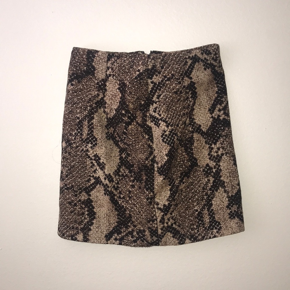 Snake skin skirt